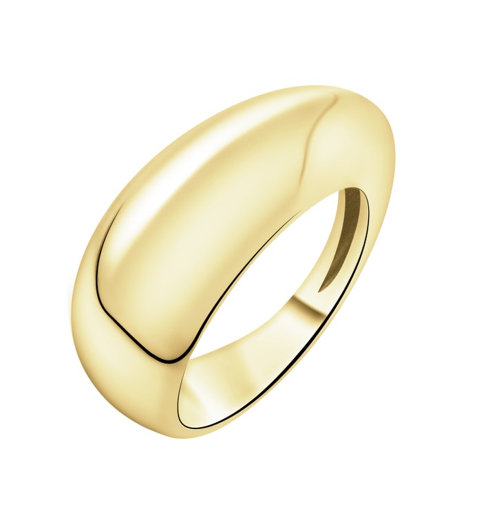 Pozlacený stříbrný prsten, APART, 2 390 Kč