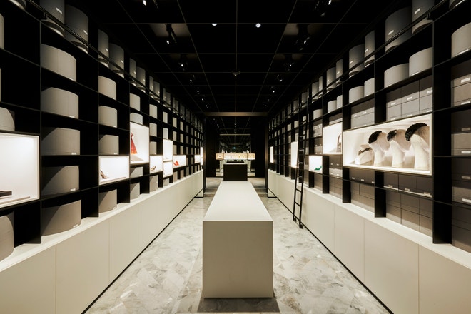 Místnost na doplňky v Dior Heritage