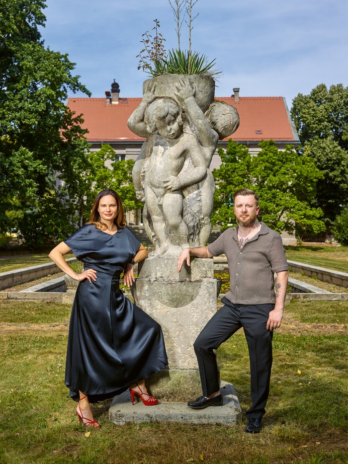 Eliška Kaplicky Fuchsová a Jozef Lucák