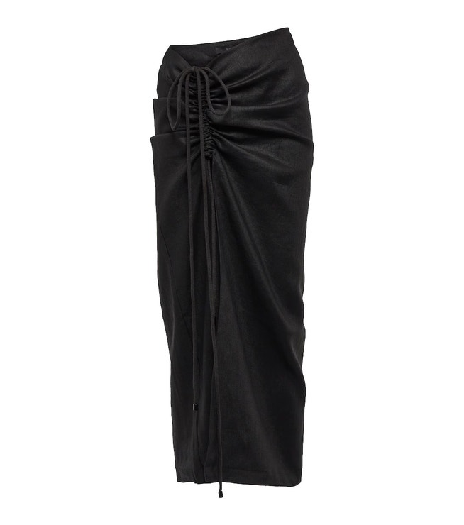 Maxisukně ze lnu, SIR, prodává Mytheresa, 355 €