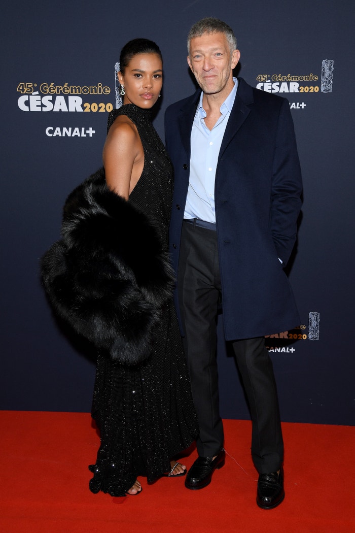 Vincent Cassel a Tina Kunakey v šatech Alexandre Vauthier Autor: Pascal Le Segretain/Getty Images