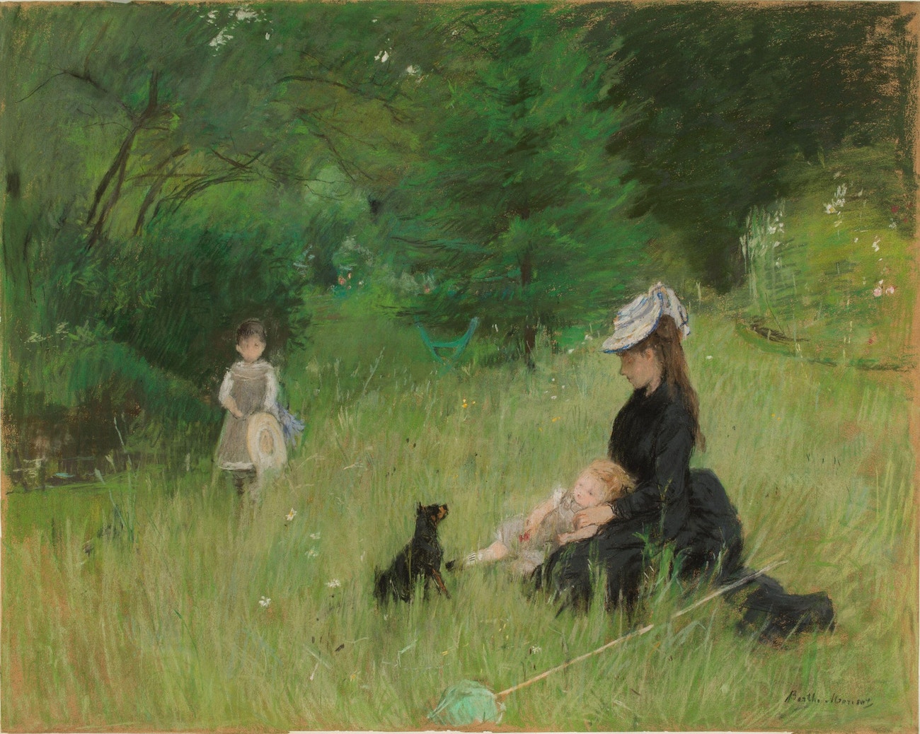 V parku, 1974, olej na plátně, Berthe Morisot
