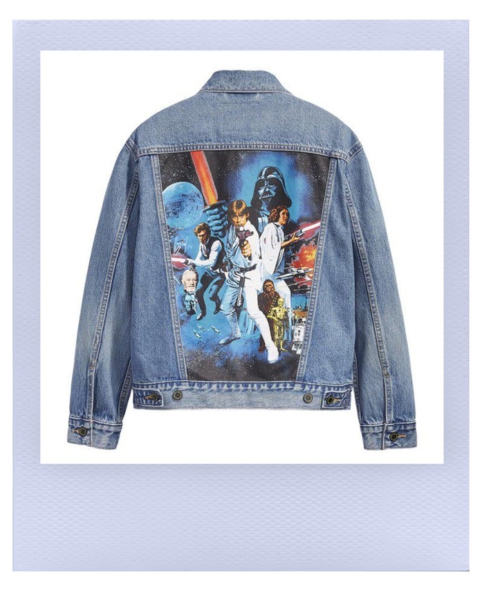 Džínová bunda Star Wars, Star Wars x Levi's, prodává Levi's, Václavské náměstí 10, Praha 1 Autor: Archiv značky
