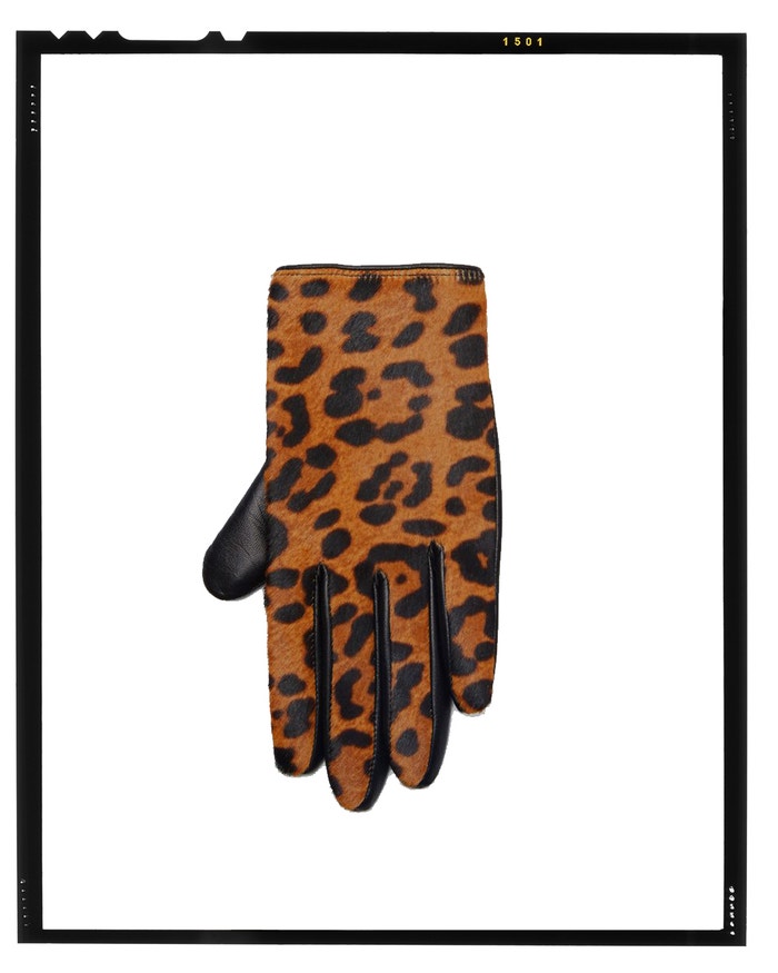 Leopard-print glove, Karl Lagerfeld, sold by Karel Lagerfeld, 145 EUR