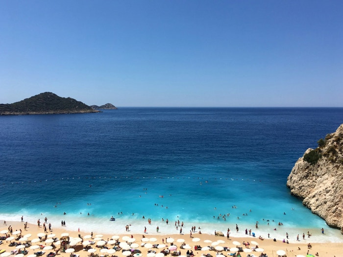 Kaputaş Beach, Antalya, Turecko