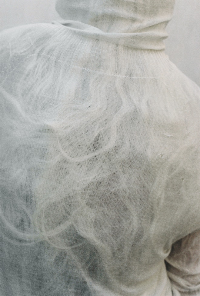Knitted top, Silvia Leitmannová.