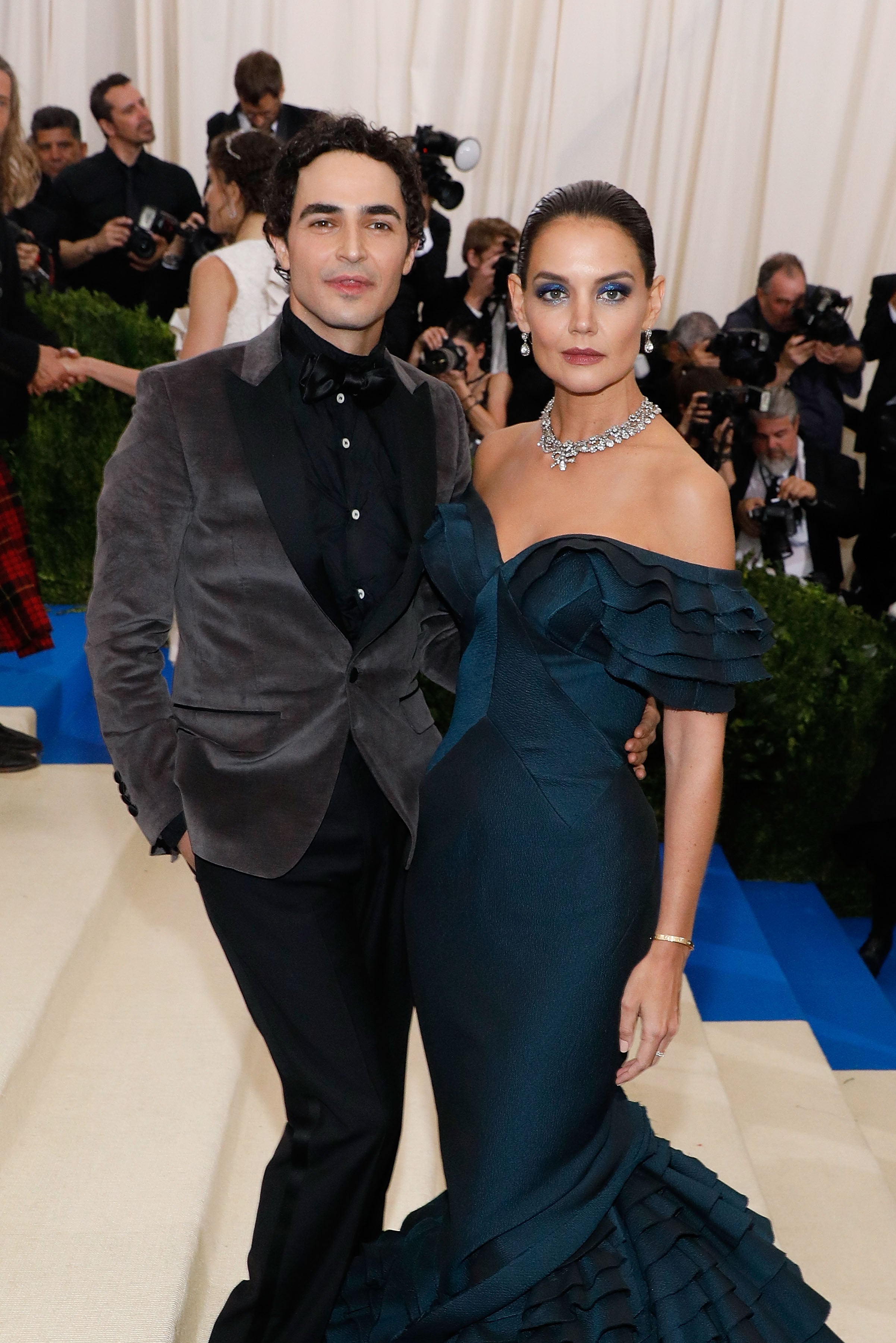 Zac Posen a Katie Holmes na Met Gala 2017 Autor: Taylor Hill/FilmMagic