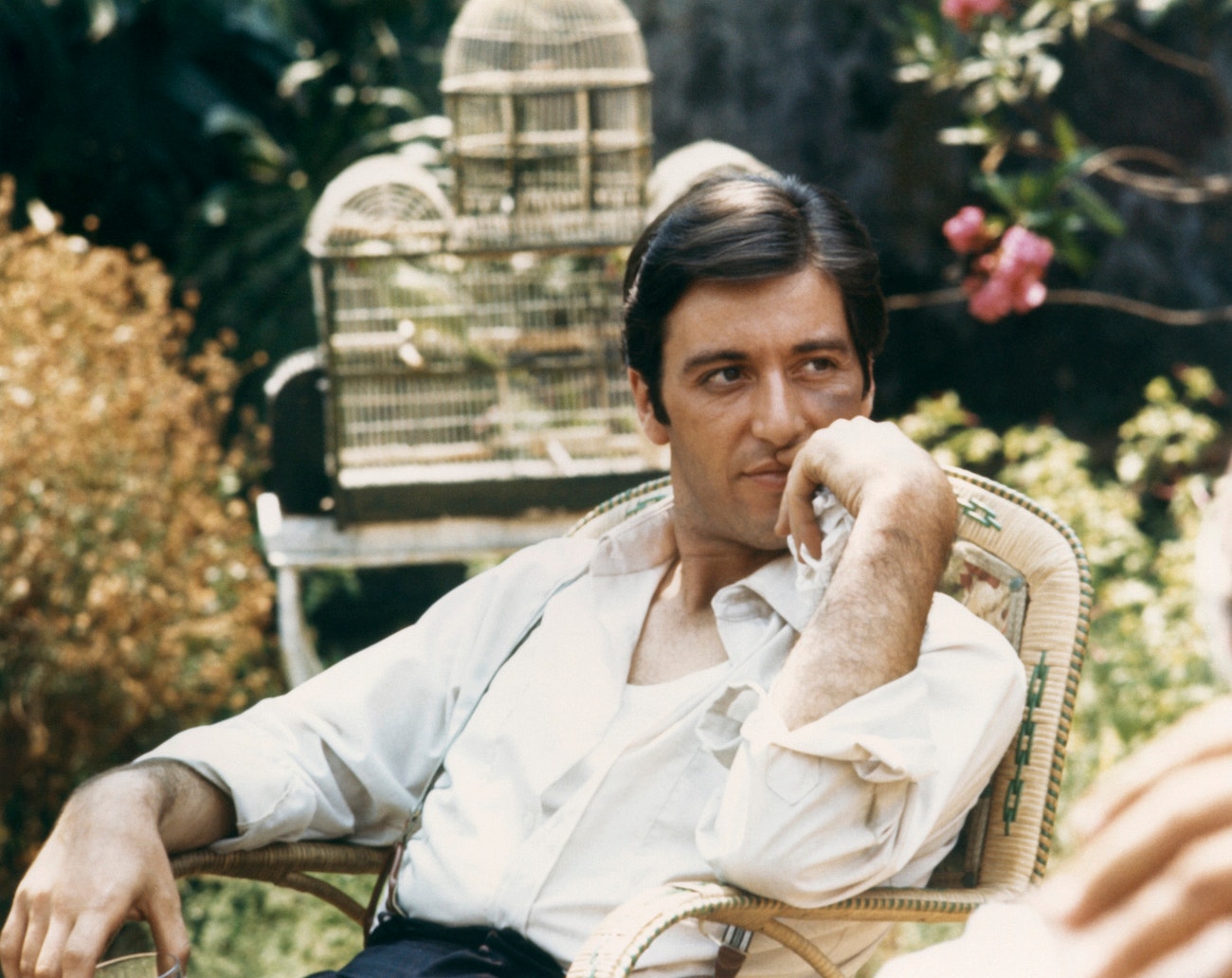 Al Pacino jako Michael Corleone ve filmu Kmotr z roku 1972