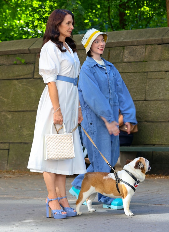 Kristin Davis, Alexa Swinton a buldoček