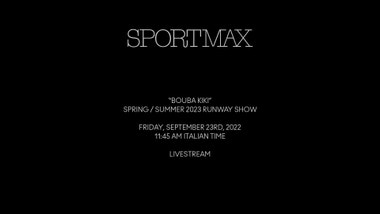 Živě z Milána: SportMax Spring-Summer 2023