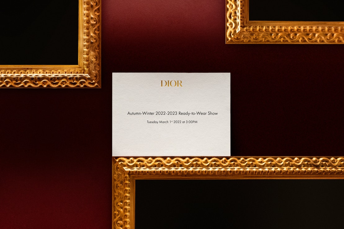 Živě z Paříže: Přehlídka Dior podzim-zima 2022/2023