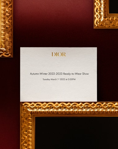 Živě z Paříže: Přehlídka Dior podzim-zima 2022/2023