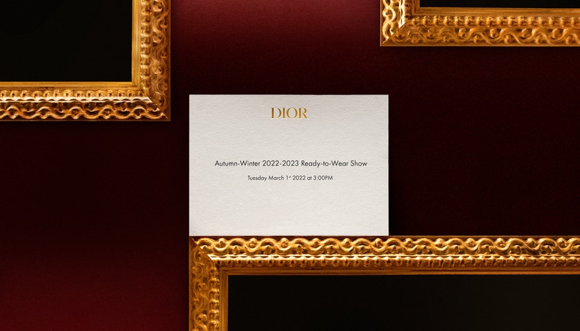 Živě z Paříže: Přehlídka Dior podzim-zima 2022/2023