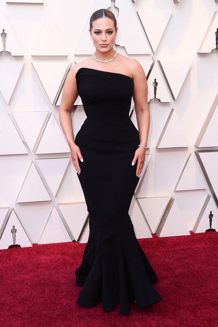 Ashley Graham na udílení Oscarů v šatech Zac Posen, 2019   Autor: Getty Images