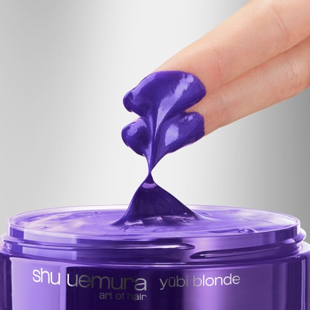 Maska na vlasy Yūbi Blonde Anti-Brass Purple Balm, SHU UEMURA