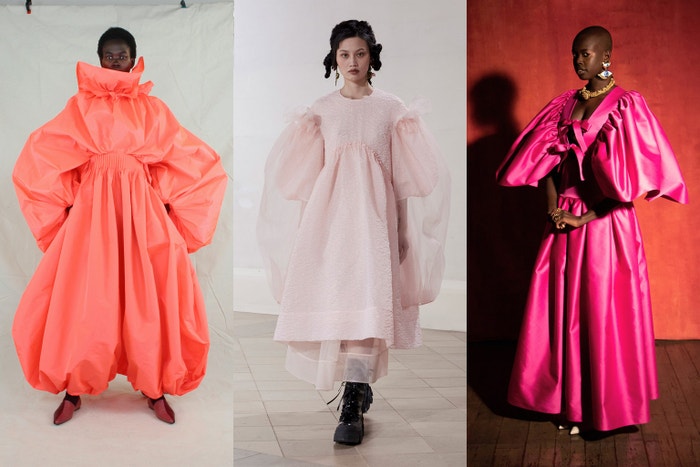 Roksanda autumn/winter 2021, Simone Rocha autumn/winter 2021, Osman autumn/winter 2021.