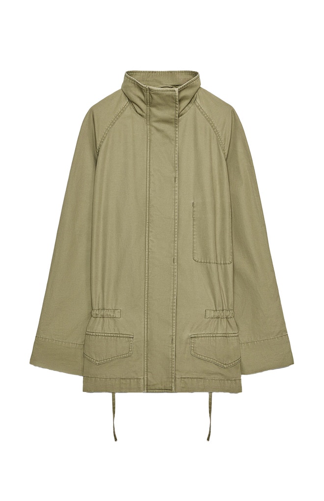 Zelená parka, ZARA, prodává Zara, 1 499 Kč