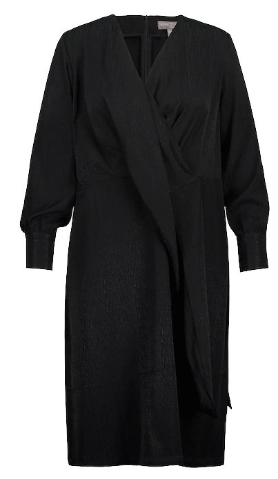Zavinovací šaty s nabíranými rukávy, ULLA POPKEN, prodává Ulla Popken, 3 899 Kč