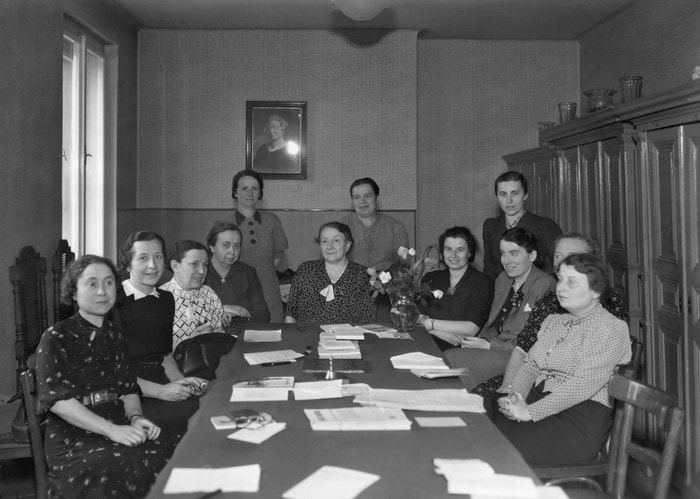 Ženská národní rada, Barbašová, Dr. Milada Horáková-Králová, Potočková, Dr. Malínská, Daněčková, senátorka Františka Plamínková, Procházková, Nosilová, Lauschmannová, Vegrová, Fejková, Pavlíková