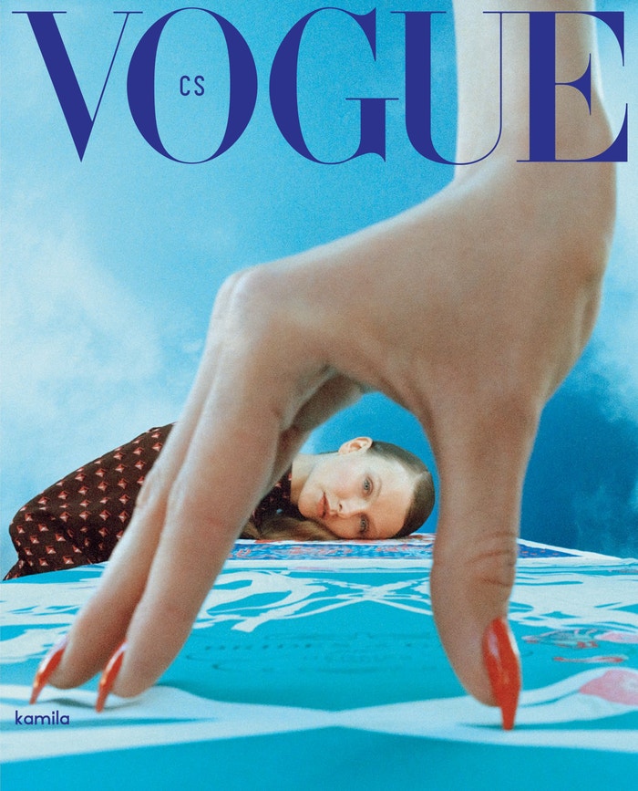 Vogue CS, číslo 1, limitovaná obálka, září 2018 Autor: Michal Pudelka, Cover star: Kamila Filipčíková