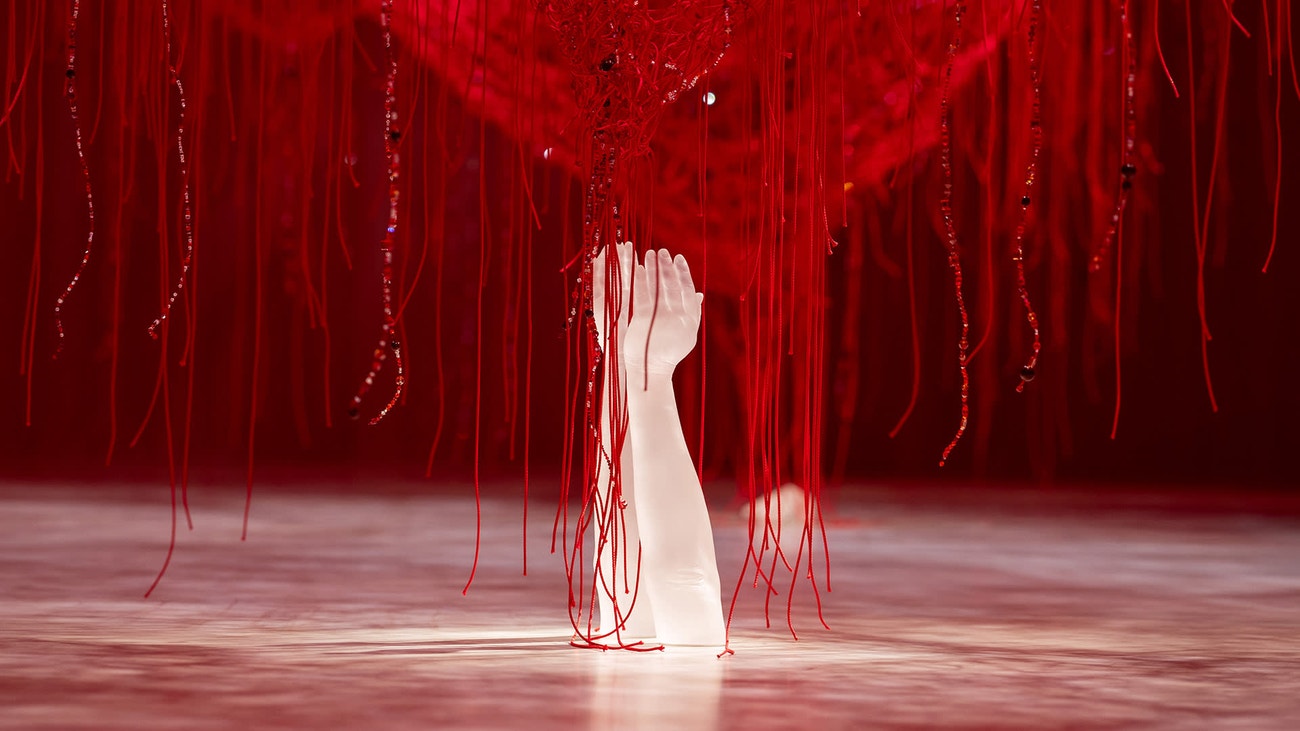 Chamber of Wonder by Chiharu Shiota