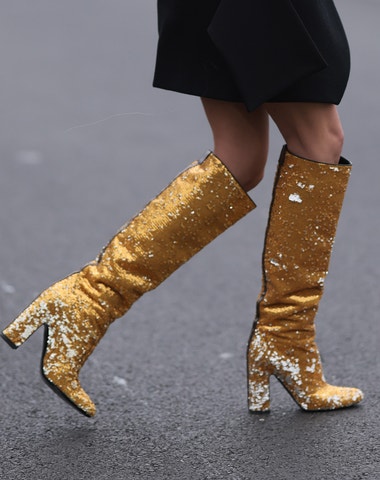 Nejhezčí zlaté boty na oslavu konce roku