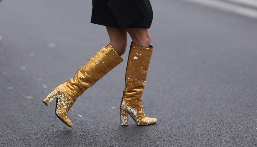 Nejhezčí zlaté boty na oslavu konce roku