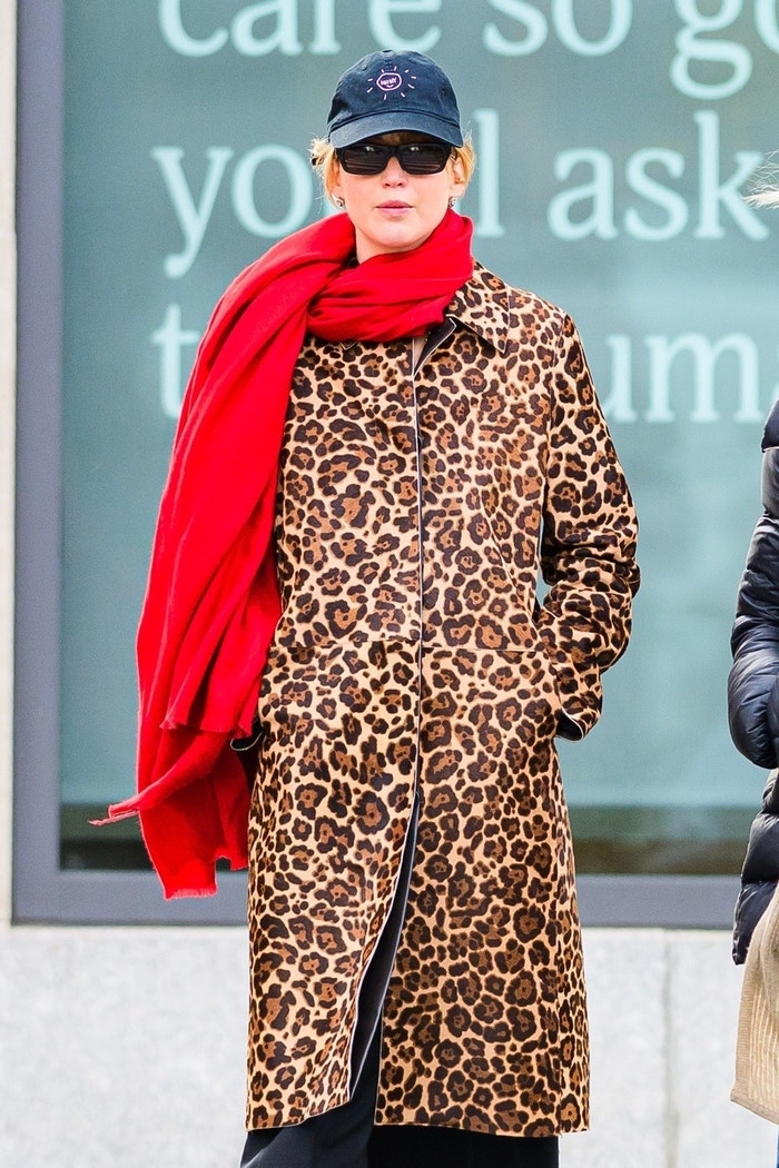 Jennifer Lawrence v New Yorku, 24. října 2025