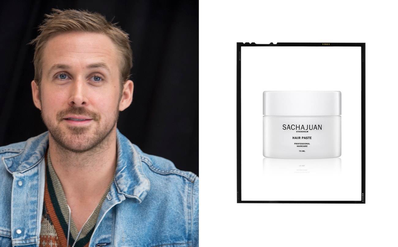 Ryan Gosling.  Hair Paste, Sachajuan, 600 Kč
