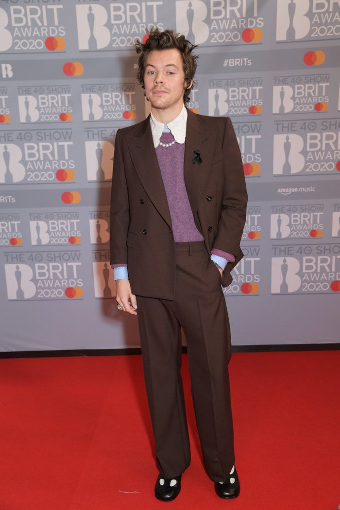 Harry Styles v Gucci Autor: David M. Benett/Dave Benett/Getty Images