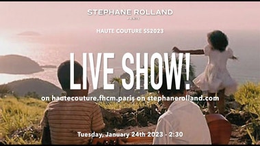 Živě z Paříže: Stephane Rolland Haute Couture jaro–léto 2023