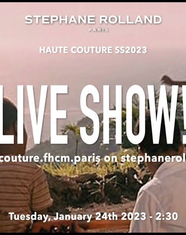 Živě z Paříže: Stephane Rolland Haute Couture jaro–léto 2023