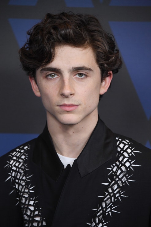 Timothée Chalamet, listopad 2018