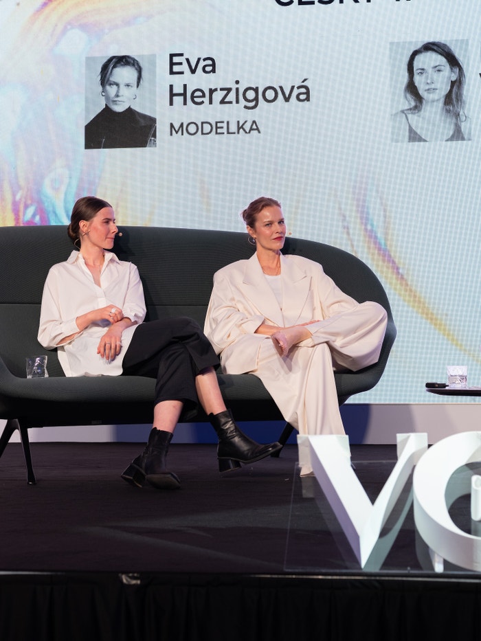 Hana Vopravilová a Eva Herzigová