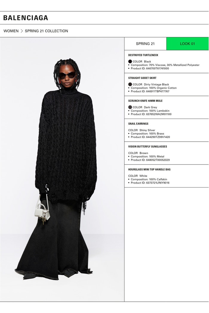 Balenciaga Resort 2021 Autor: Courtesy of Balenciaga