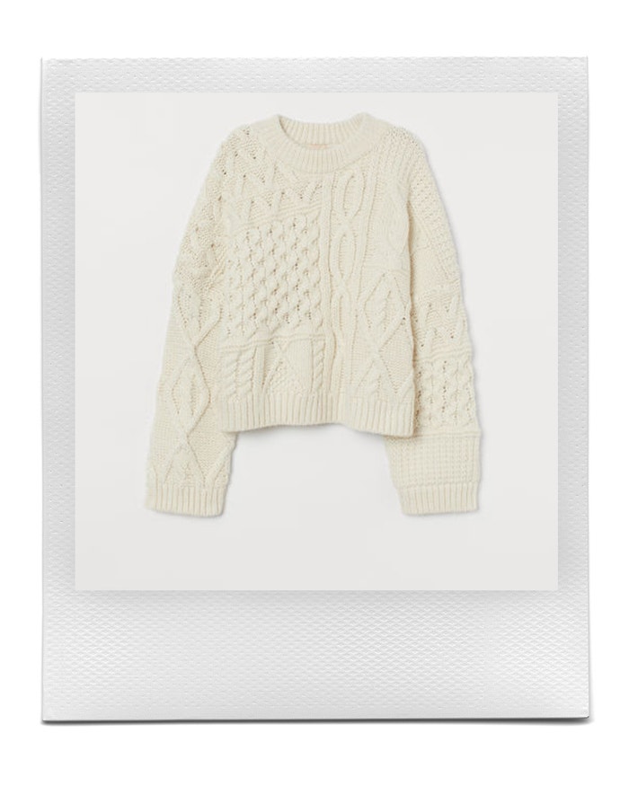 Aran knit sweater, H&M , sold by H&M, 999 CZK
