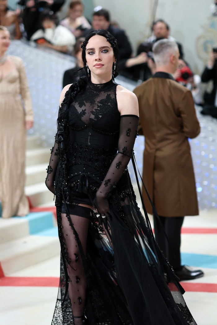 Billie Eilish attends The 2023 Met Gala Celebrating "Karl Lagerfeld: A Line Of Beauty" at The Metropolitan Museum of Art