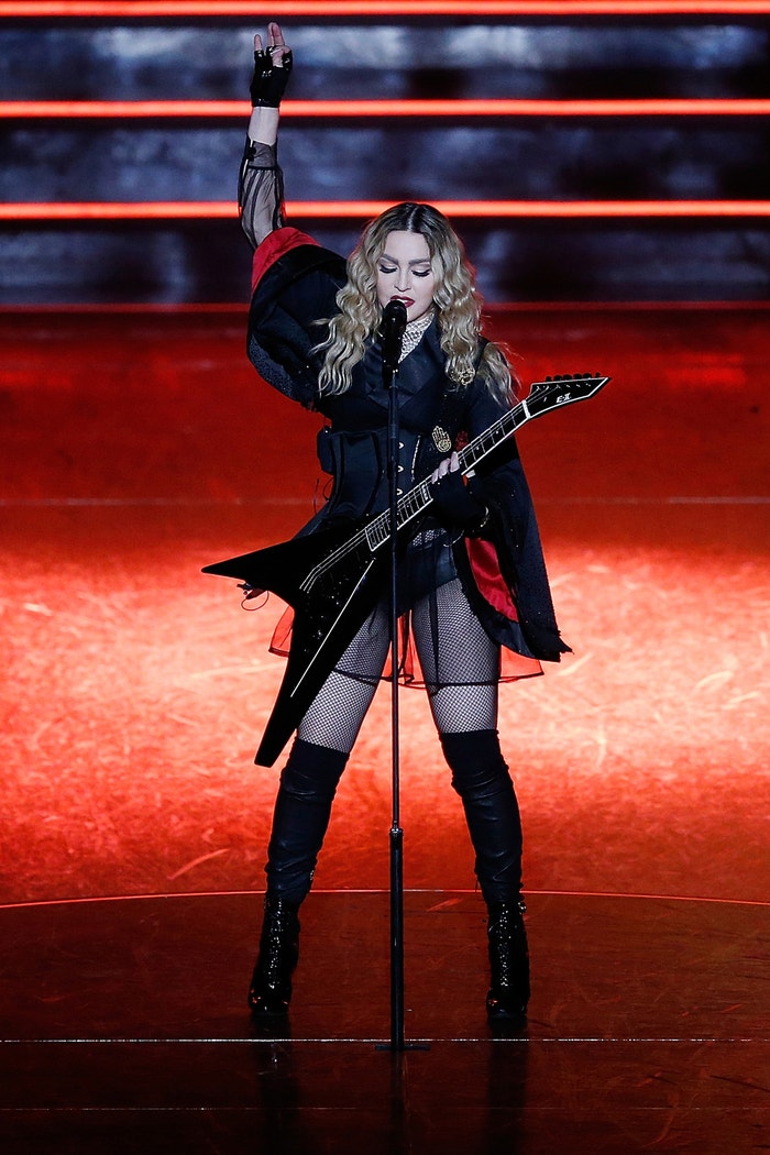 Madonna během vystoupení v rámci Rebel Heart Tour, 2015 Autor: Kevin Mazur/Getty Images
