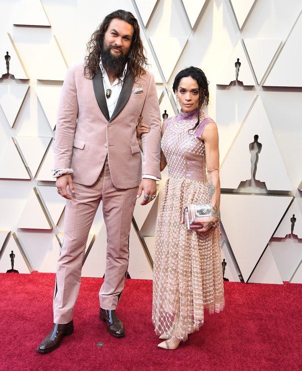 Jason Momoa se svou bývalou manželkou Lisou Bonet na předávání cen Americké filmové akademie v roce 2019