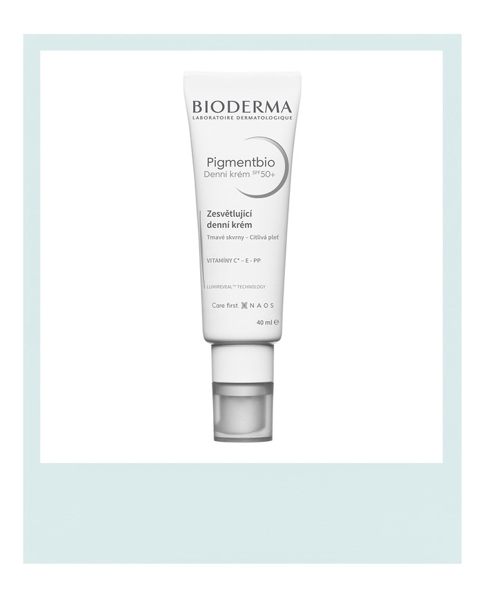 Zesvětlující denní krém Pigmentbio s SPF 50+, BIODERMA, 719 Kč Autor: Archiv značky