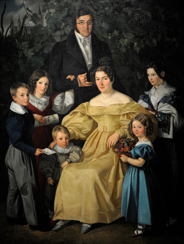 Rodina Werbrunova, 1834, Simon Meister (1796-1844)