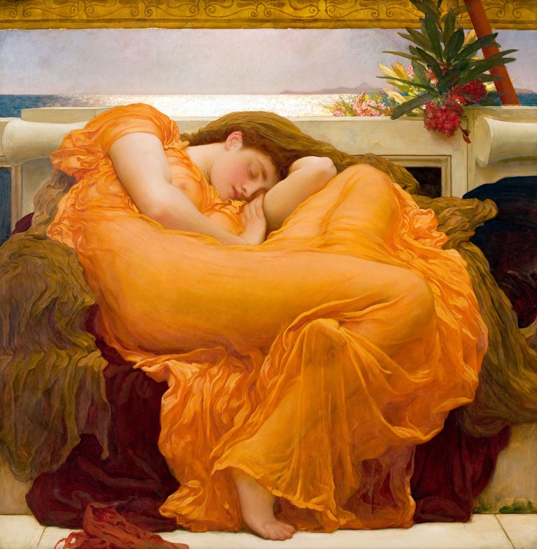 Frederick Lord Leighton: Flaming Jane